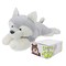 Animal Adventure | Sqoosh2Poof Giant, Cuddly, Ultra Soft Plush Stuffed Animal with Bonus Interactive Surprise - 44" Husky
